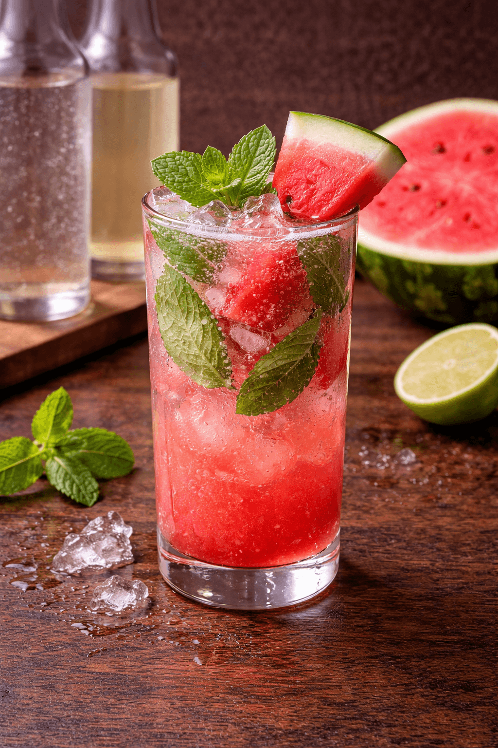 Wassermelonen-Minz-Refresher